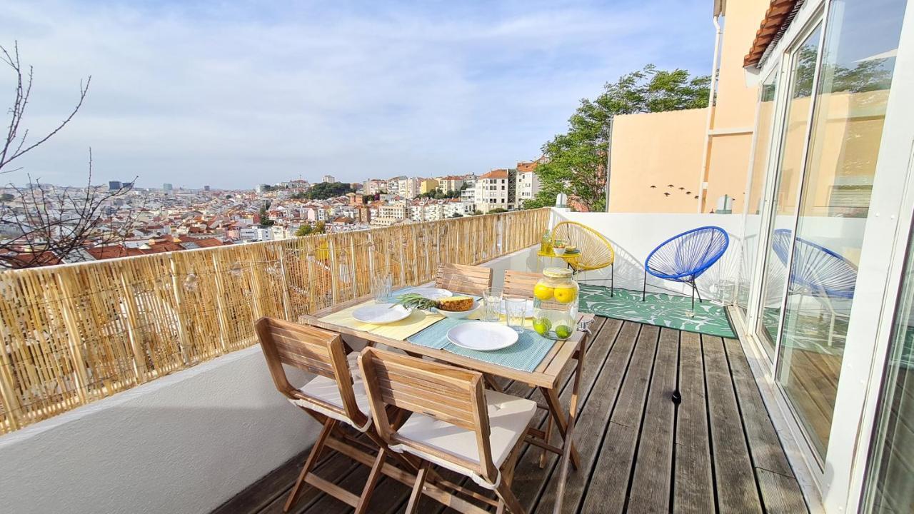 Happy Stay Lisbon - Suite With A View, Private Terrace & Ac Экстерьер фото