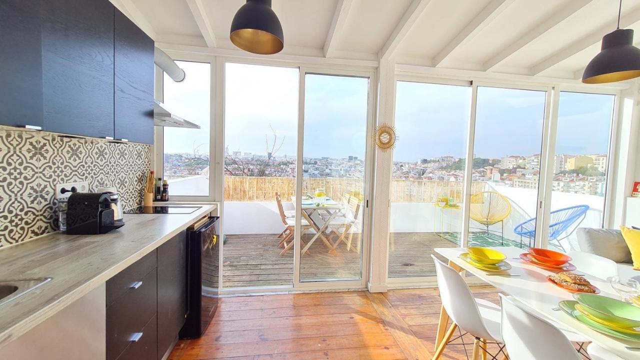Happy Stay Lisbon - Suite With A View, Private Terrace & Ac Экстерьер фото