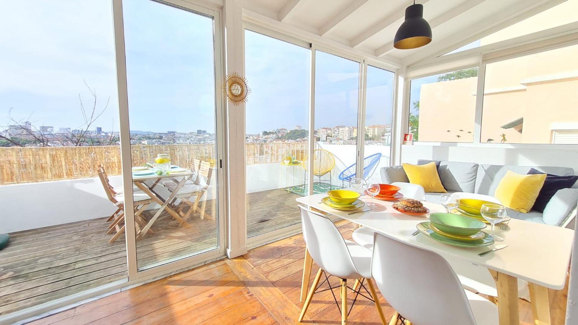 Happy Stay Lisbon - Suite With A View, Private Terrace & Ac Экстерьер фото